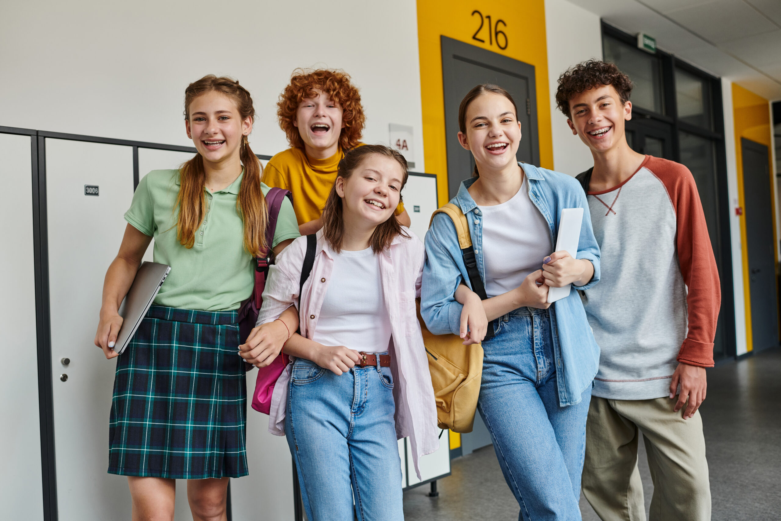 image of students smiling