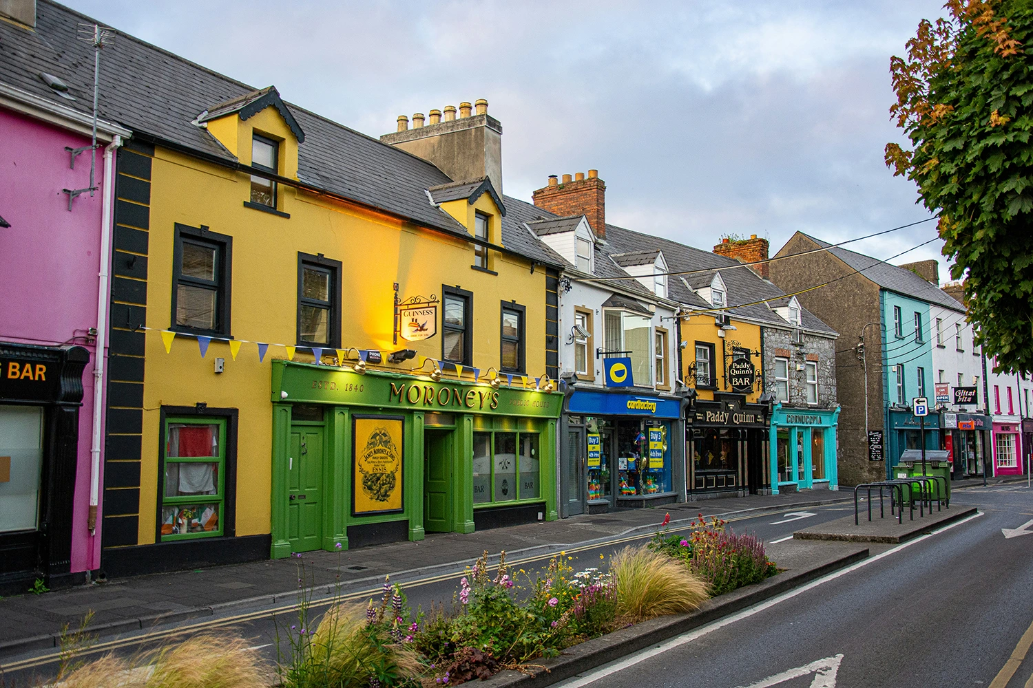 Pueblo pequeño en Irlanda