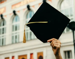 University graduate cap