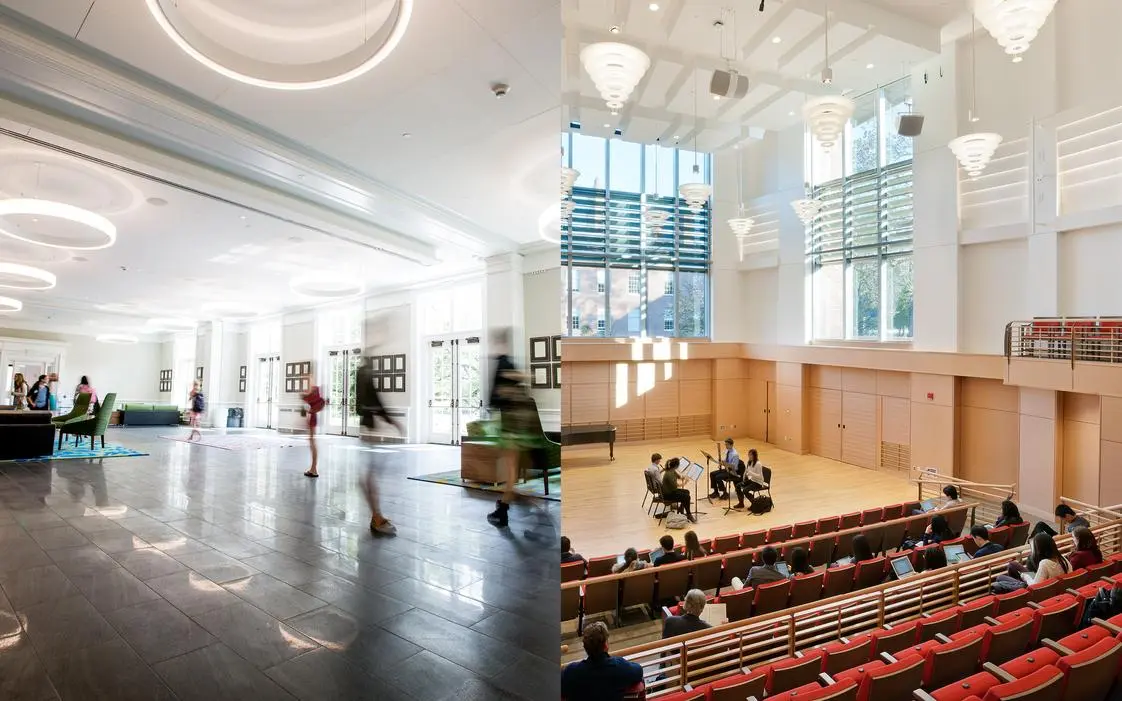 interiores de Deerfield Academy