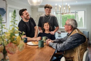 Familia irlandesa de acogida
