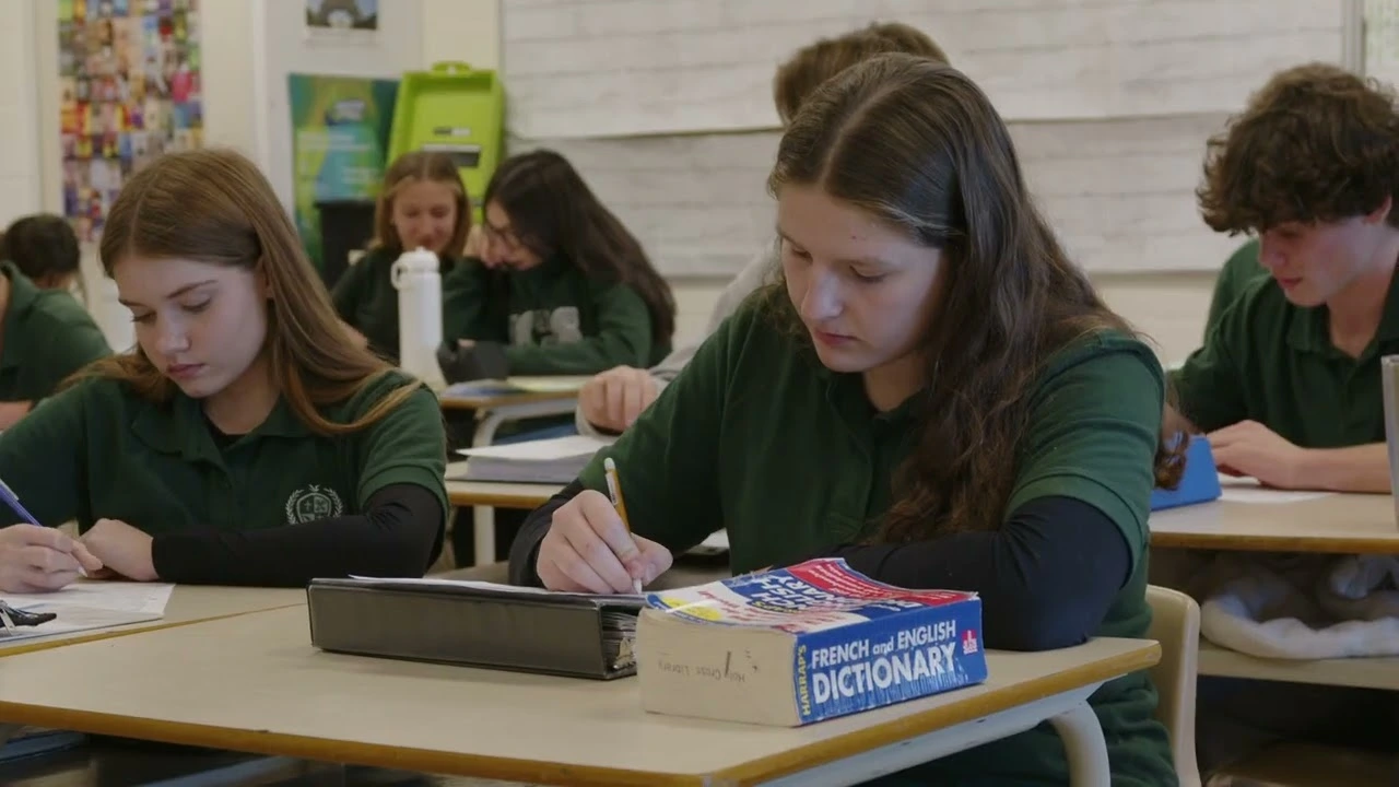 SAlon de clases de Holy Cross Catholic Secondary School
