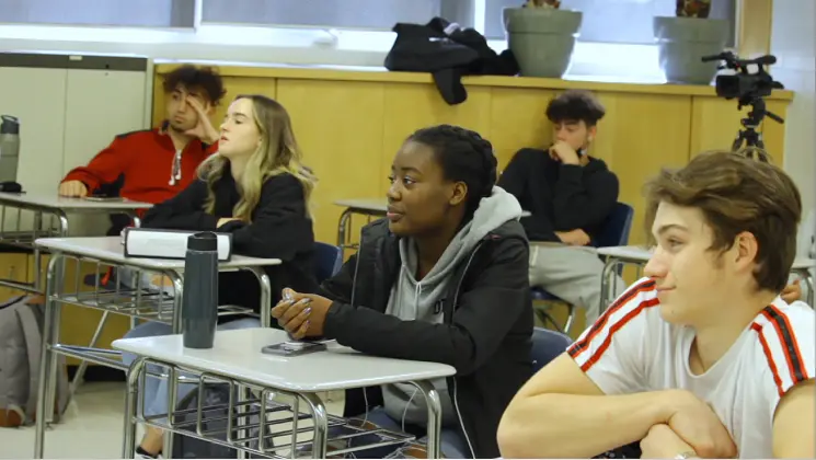 Estudiantes de Vincent Massey Secondary School